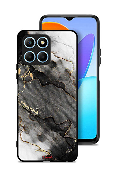 Tolwak غطاء حماية لهاتف Honor X8 5G رخامي لامع