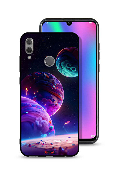 Tolwak غطاء حماية لهاتف Honor 10 Lite بنمط كوكبي