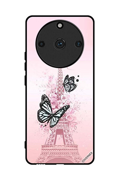 Covernex غطاء حماية لهاتف Realme 11 Pro بنقشة فراشات على برج إيفل