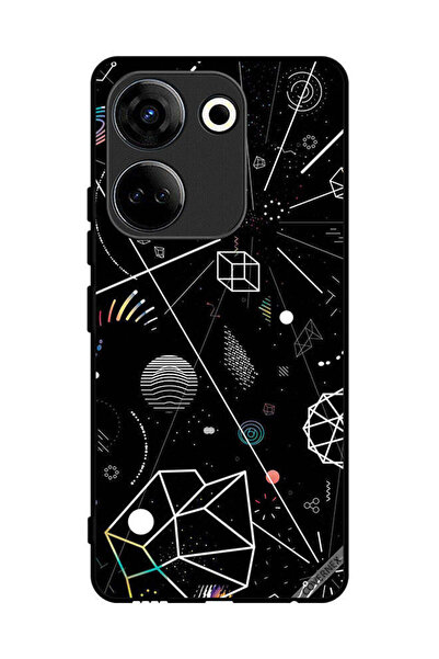 Covernex Protective Case Cover For Tecno Camon 20 Aesthetic Math Wallpaper