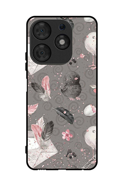 Covernex غطاء حماية لهاتف تكنو سبارك 10 برو - ريش وفراخ