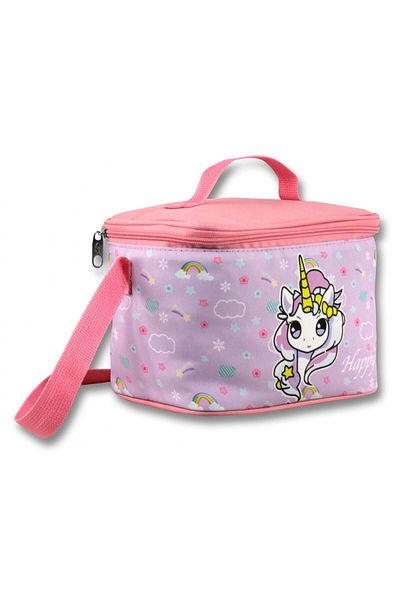 ÜMİT ÇANTA Ümit Çanta Thermos/Thermal Insulated Lunch Bag - 5016 - Rainbow Unicorn, Turquoise Pink (Girl)