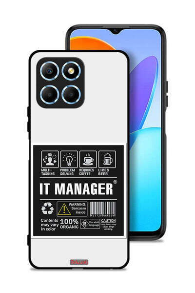 Tolwak غطاء حماية لهاتف Honor X8 5G - ملصق مدير تكنولوجيا المعلومات