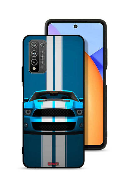 Tolwak Honor 10X Lite Protective Case Cover Car Abstract Art