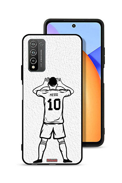 Tolwak Honor 10X Lite Protective Case Cover Messi Sketch