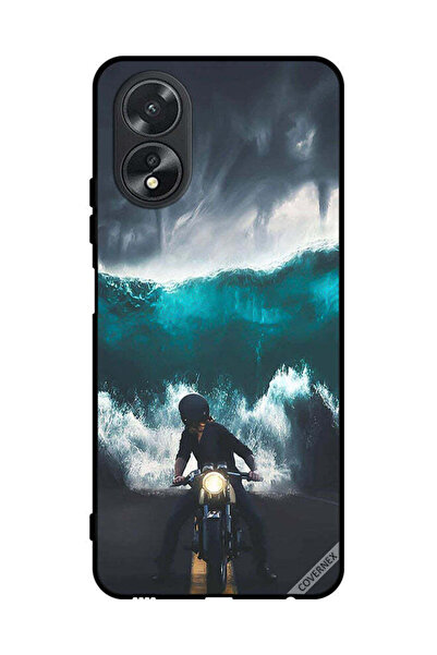 Covernex غطاء حماية لهاتف Oppo A38 بتصميم موجة مائية