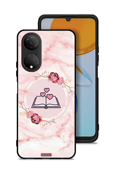 Tolwak غطاء حماية لهاتف Honor X7 بتصميم ثلاثة قلوب على كتاب