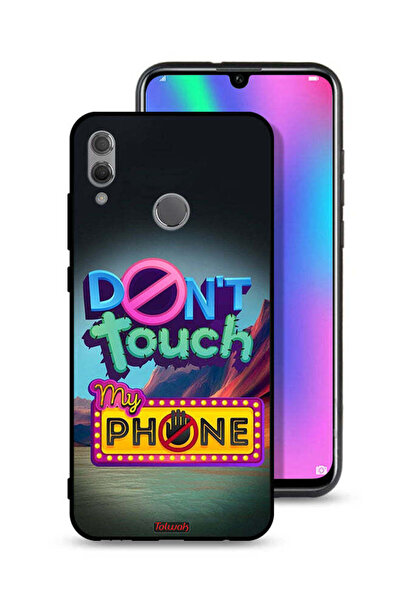 Tolwak غطاء حماية لهاتف Honor 10 Lite - لا تلمس هاتفي