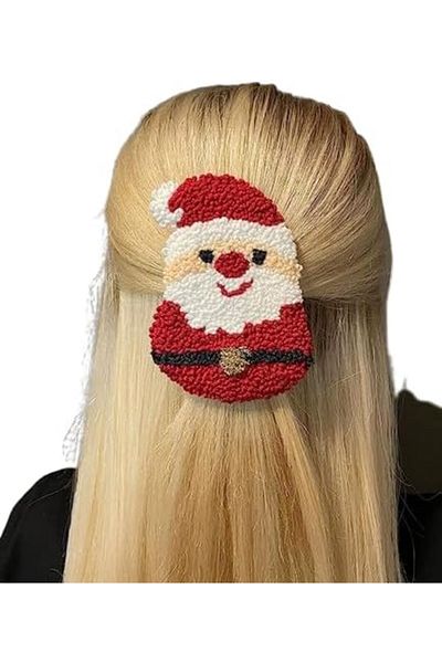 Mena Rise Şirinshop Handmade Punch New Year's Collection Santa Claus Clip Buckle Asyanm303 1108107
