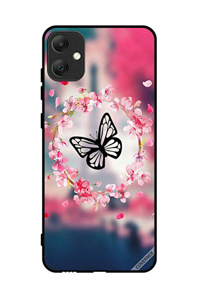 Covernex غطاء حماية لهاتف سامسونج جالاكسي A05 بتصميم فراشة وحلقات زهور