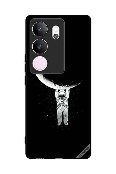 Covernex غطاء حماية لهاتف فيفو V29 برو، صورة رائد فضاء معلق على القمر