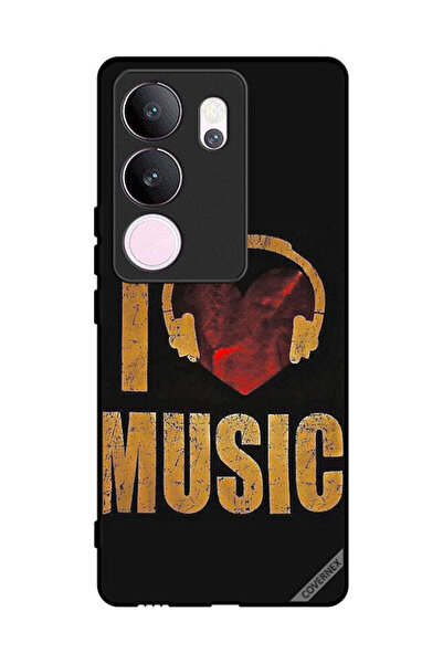 Covernex غطاء حماية لهاتف فيفو V29 برو فينتيج آي لوف ميوزيك