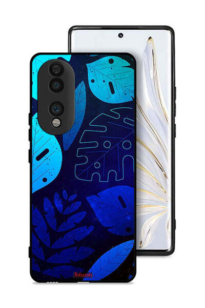 Tolwak غطاء حماية لهاتف Honor 70 بنقشة أوراق الشجر