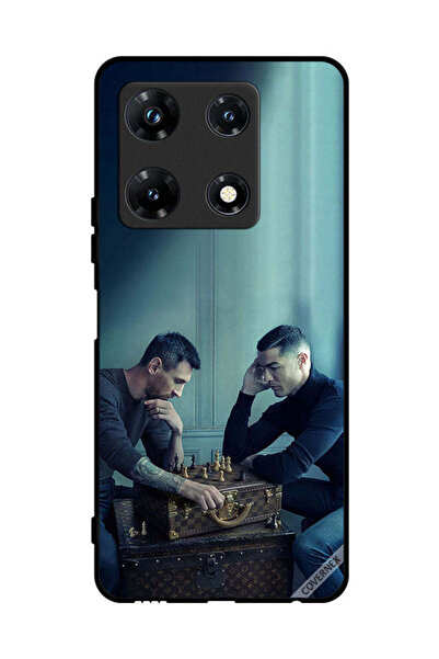 Covernex غطاء حماية لهاتف Infinix Note 30 Pro ميسي ضد رونالدو يلعبان الشطرنج
