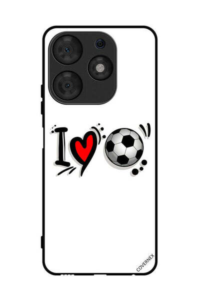 Covernex غطاء حماية لهاتف تكنو سبارك 10 برو - أحب كرة القدم