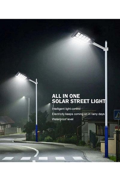 divendi-ro Jortan 800W Double Solar Jortan Lamp with Remote Control 16 CASETE, street pole type
