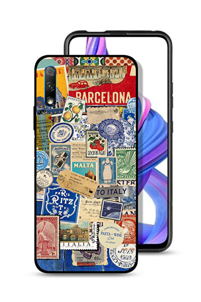 Tolwak ملصقات غطاء حماية لهاتف Honor 9X (الصين) لمدن مختلفة