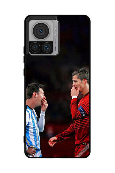 Covernex غطاء حماية لهاتف موتورولا إيدج 30 ألترا - رونالدو وميسي في إطار واحد