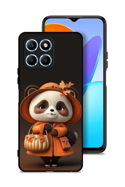 Tolwak غطاء حماية لهاتف Honor X6 بتصميم سيدة الباندا اللطيفة