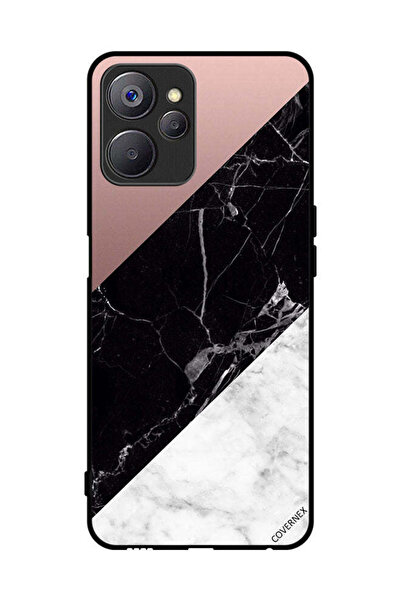 Covernex غطاء حماية لهاتف Realme 10 بنمط مزيج من الرخام واللون العادي