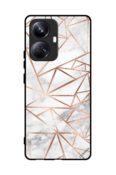 Covernex غطاء حماية لهاتف Realme 10 Pro Plus بخلفية بنمط رخامي