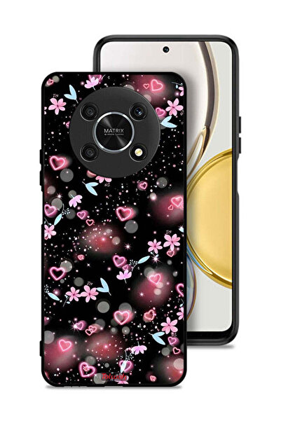 Tolwak غطاء حماية لهاتف Honor X30 5G بنقشة قلوب وأزهار صغيرة