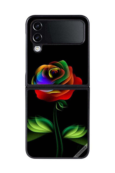 Covernex غطاء حماية لهاتف سامسونج جالاكسي زد فليب 4 - لون قوس قزح وردي