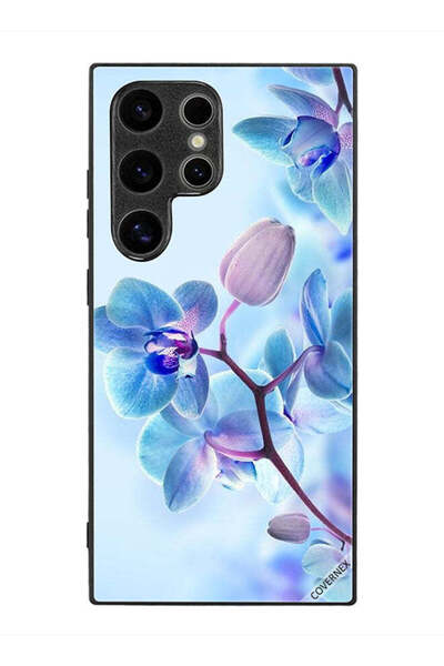 Covernex Protective Case Cover For Samsung Galaxy S24 Ultra Orchid Flowers