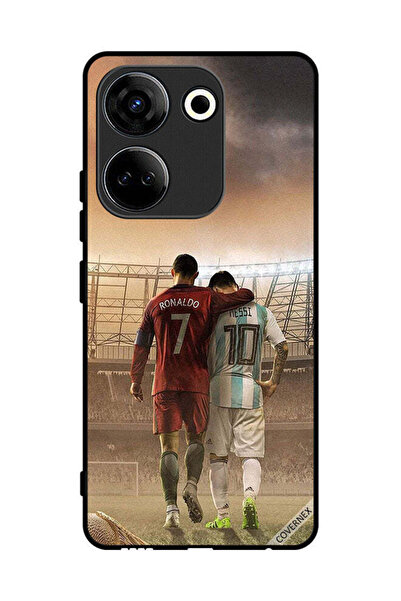 Covernex غطاء حماية لهاتف تكنو كامون 20 ميسي وكريستيانو رونالدو