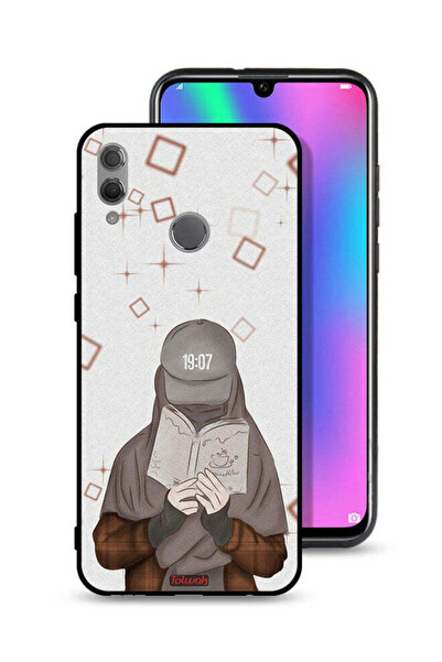 Tolwak غطاء حماية لهاتف Honor 10 Lite بتصميم فتاة تقرأ الفن