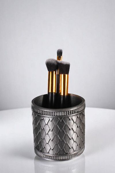 Evene Makeup Organizer Μακιγιάζ Βούρτσα Μακιγιάζ Organizer Organizer Ασημί Αντίκα Χρώμα Μοντέλο 87