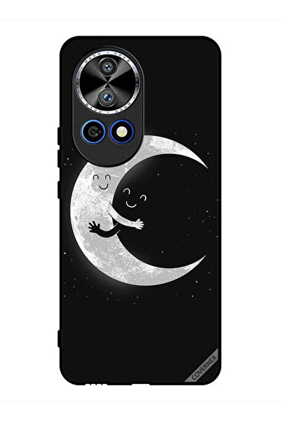 Covernex غطاء حماية لهاتف هواوي نوفا 12 برو - عناق القمر والسماء المظلمة