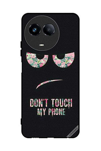 Covernex غطاء حماية لهاتف Realme 11 5G مطبوع عليه عبارة "لا تلمس هاتفي"