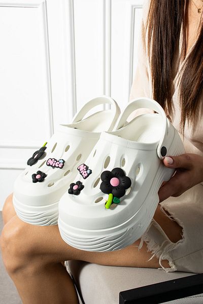 Moda Frato Modafrato Nays Wedge Sole Women's Slippers High Platform Beach Sea Pool Slippers