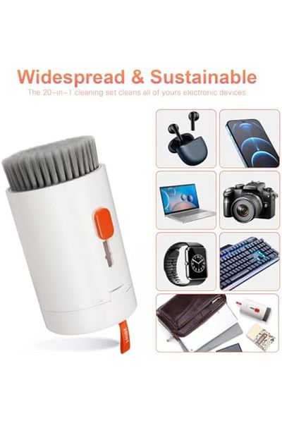 Mena Rise Şirinshop Cleaning Sets, 20 in 1 Keyboard Cleaning Brush Kit, Screen Cleaner Kit