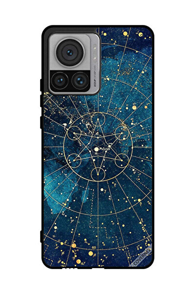 Covernex غطاء حماية لهاتف موتورولا موتو إكس 30 برو بنمط معادلات رياضية