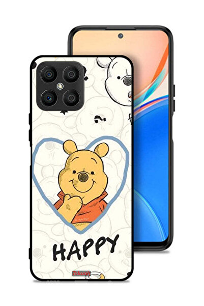 Tolwak غطاء حماية لهاتف Honor X8 4G بتصميم دب باباي