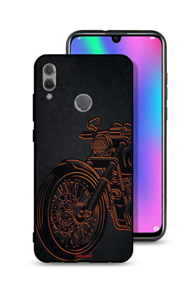 Tolwak غطاء حماية لهاتف Honor 10 Lite بتصميم دراجة عتيقة