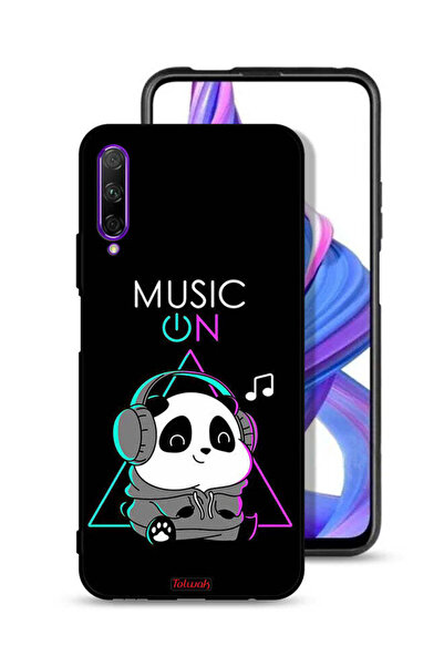 Tolwak غطاء حماية لهاتف Honor 9X Pro بطبعة موسيقى الباندا