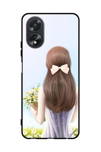 Covernex غطاء حماية لهاتف Oppo A38 - فتاة جميلة