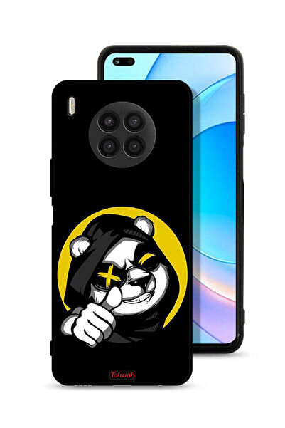 Tolwak غطاء حماية لهاتف Honor 50 Lite بتصميم قطة مارشميلو لطيفة