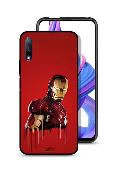 Tolwak غطاء حماية لهاتف Honor 9X (الصين) برسومات الرجل الحديدي