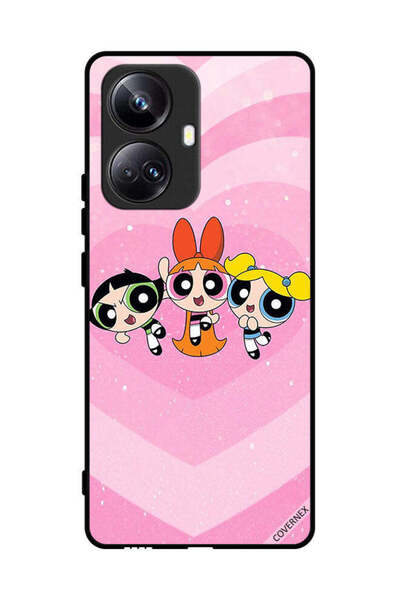 Covernex غطاء حماية لهاتف Realme 10 Pro Plus - رسوم متحركة للفتيات المحترفات