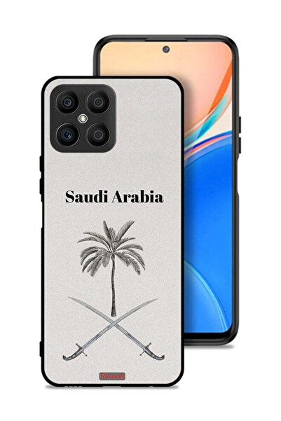 Tolwak غطاء حماية لهاتف Honor X8 4G - لوحة فنية لعلامة المملكة العربية السعودية