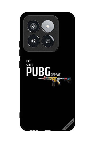 Covernex غطاء حماية لهاتف شاومي 14 برو، تناول الطعام، النوم، تكرار لعبة ببجي