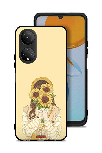 Tolwak غطاء حماية لهاتف Honor X7 بنقشة عباد الشمس