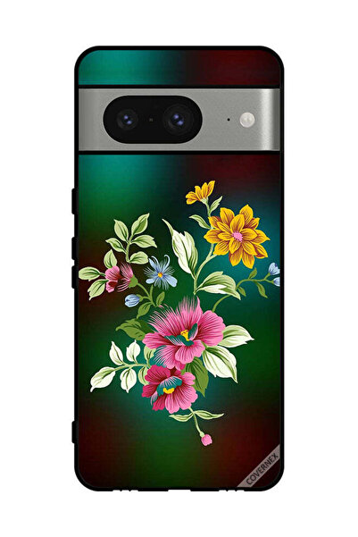 Covernex غطاء حماية لهاتف جوجل بيكسل 8 - زهور عالية الدقة