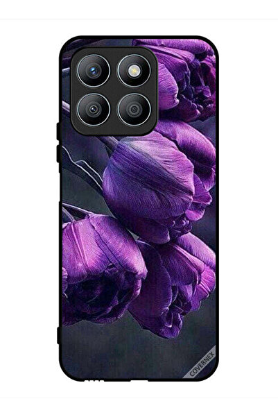 Covernex غطاء حماية لهاتف Honor X8b - زهور داكنة