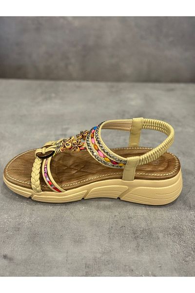 Guja Sandals Ultra Comfort Sole Natural Stone Look