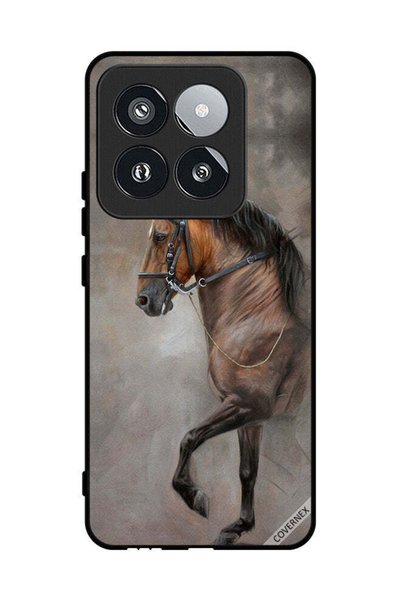 Covernex Protective Case Cover For Xiaomi 14 Pro Vintage Picture Of Horse